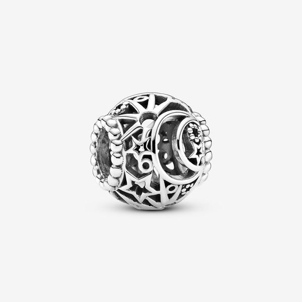 2020 winter new 925 sterling silver beads openwork sun stars & moon charm fit original pandora bracelet christmas jewelry, Black
2020 winter new 925 sterling silver beads openwork sun stars & moon charm fit original pandora bracelet christmas jewelry, Black