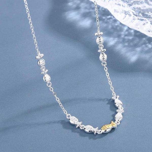 chains 925 sterling silver lovely nine fish sweater chain thai necklace for women men vintage jewelry wholesale
chains 925 sterling silver lovely nine fish sweater chain thai necklace for women men vintage jewelry wholesale
