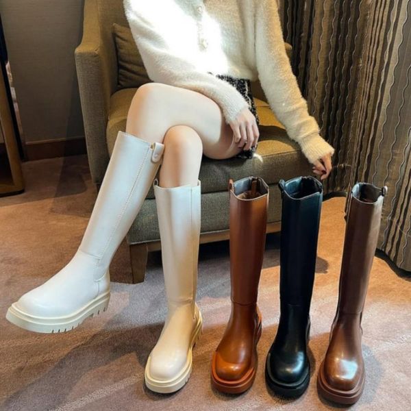 boots women casual knee high 2021 autumn platform riding ladies zipper leather long, Black
boots women casual knee high 2021 autumn platform riding ladies zipper leather long, Black