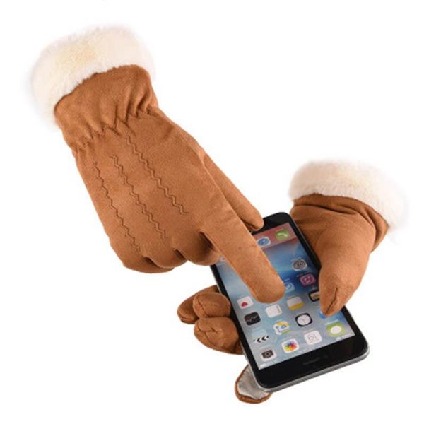 five fingers gloves women' suede plus velvet full finger touch screen winter warm driving ski riding windproof e6, Blue;gray
five fingers gloves women' suede plus velvet full finger touch screen winter warm driving ski riding windproof e6, Blue;gray