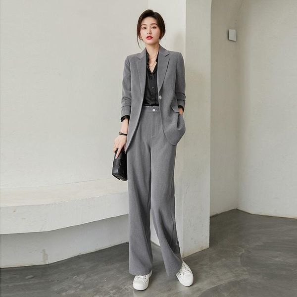 women's two piece pants korean 2021 women suits pant for office attire plus size elegant 2 pieces set suit blazer and, White
women's two piece pants korean 2021 women suits pant for office attire plus size elegant 2 pieces set suit blazer and, White