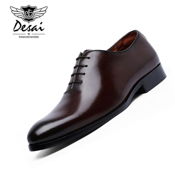 dress shoes desai brand men's business comfortable cow leather classic retro british style formal men eu size 38-47, Black
dress shoes desai brand men's business comfortable cow leather classic retro british style formal men eu size 38-47, Black