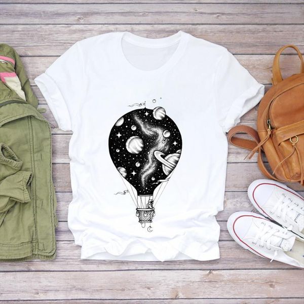balloon space travel cute womens t shirts girl 90s fashion graphic ladies print lady shirt female tee, White
balloon space travel cute womens t shirts girl 90s fashion graphic ladies print lady shirt female tee, White