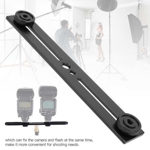 dual head flash bracket holder for 1/4'' screws tripod light stand camera foto studio fotografia portable
dual head flash bracket holder for 1/4'' screws tripod light stand camera foto studio fotografia portable