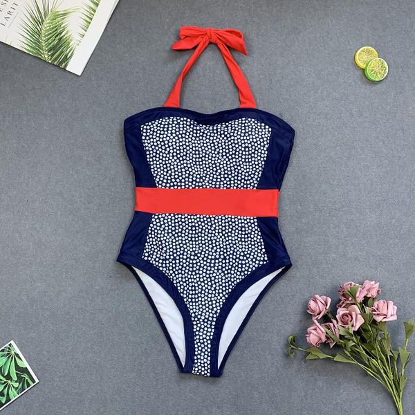 one-piece suits women halter neck bandage swimsuit summer stripe bath suit bikini backless one piece fit swimwear mujer
one-piece suits women halter neck bandage swimsuit summer stripe bath suit bikini backless one piece fit swimwear mujer