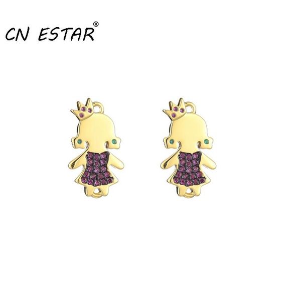 charms 2pcs/lot 14k gold plated copper micro-inlaid zircon boy and girl jewelry earring necklace pendant, Bronze;silver
charms 2pcs/lot 14k gold plated copper micro-inlaid zircon boy and girl jewelry earring necklace pendant, Bronze;silver