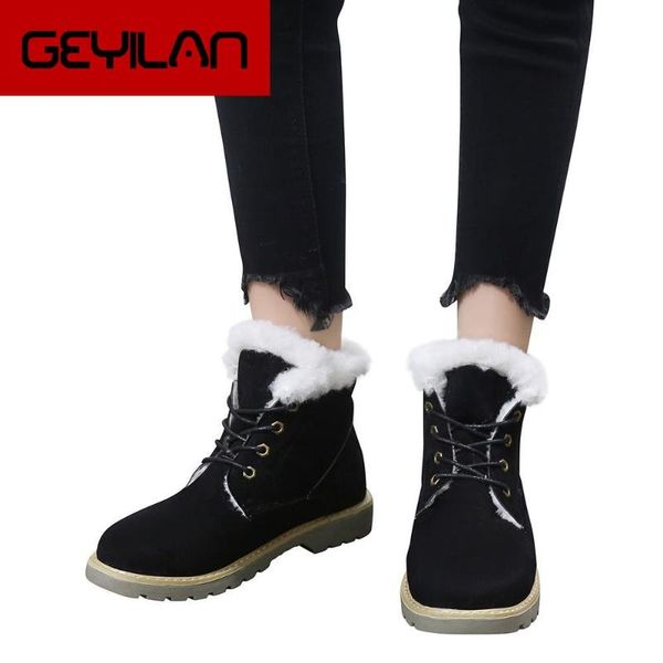 boots women snow 2021 short ankle booties winter warm thick martinas round toe shoes for girls, Black
boots women snow 2021 short ankle booties winter warm thick martinas round toe shoes for girls, Black