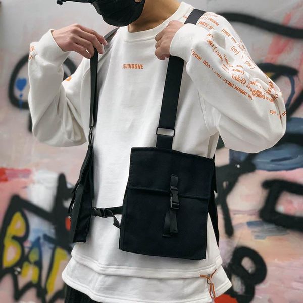 backpack tactical bag tooling vest multi-pocket function hip-hop trend korean men and women
backpack tactical bag tooling vest multi-pocket function hip-hop trend korean men and women