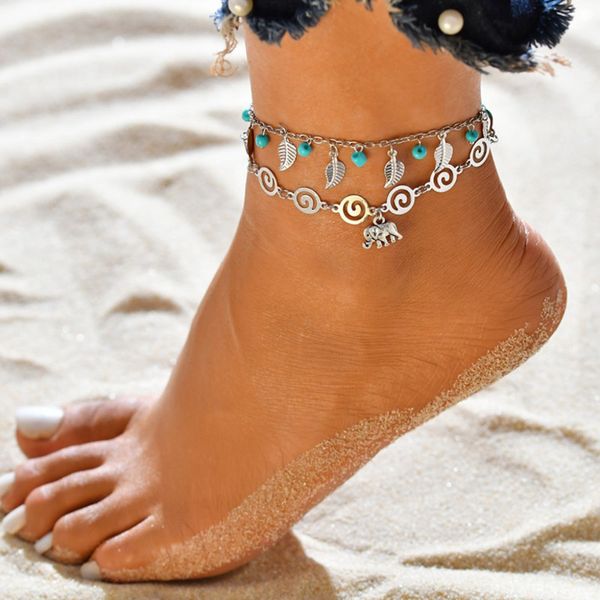 leaf weave multilayer anklet chains shell elephant mermaid anklets foot bracelet summer beach women fashion jewelry, Red;blue
leaf weave multilayer anklet chains shell elephant mermaid anklets foot bracelet summer beach women fashion jewelry, Red;blue