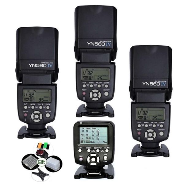 yongnuo yn560-tx 2.4g wireless trigger controller + 3pcs flash yn560iv speedlite yn-560 iv for camera dslr
yongnuo yn560-tx 2.4g wireless trigger controller + 3pcs flash yn560iv speedlite yn-560 iv for camera dslr