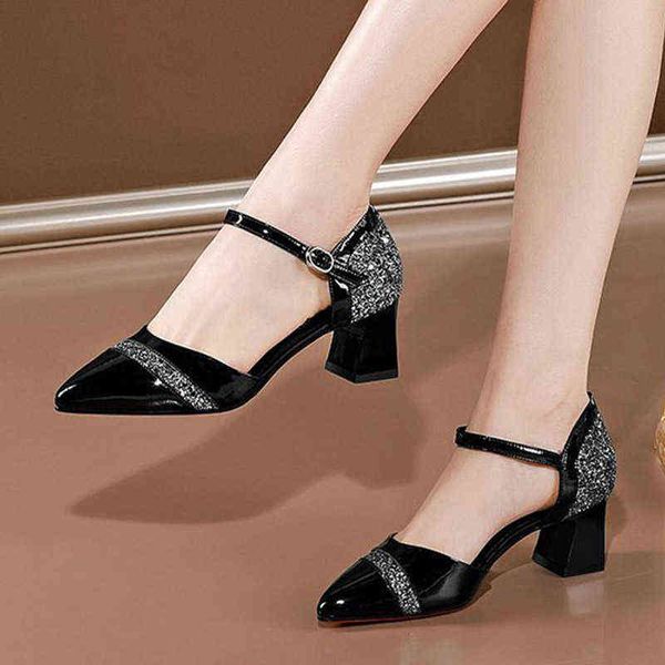 dress shoes summer shoes women sandals patent leather pumps high heels bling dress shoes pointed toe ankle strap sandalias mujer 8149n 22030, Black
dress shoes summer shoes women sandals patent leather pumps high heels bling dress shoes pointed toe ankle strap sandalias mujer 8149n 22030, Black