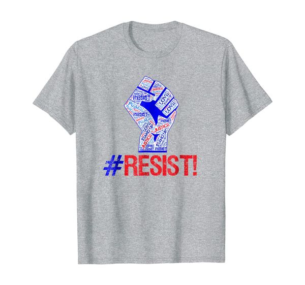 power to the people raised fist resist protest shirt, White;black
power to the people raised fist resist protest shirt, White;black