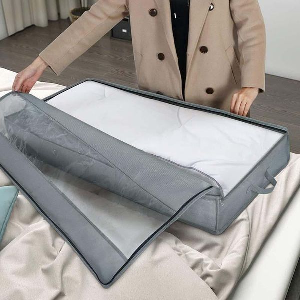 clothing & wardrobe storage nonwoven under bed bag quilt blanket clothes bin box divider folding closet organizer container large
clothing & wardrobe storage nonwoven under bed bag quilt blanket clothes bin box divider folding closet organizer container large