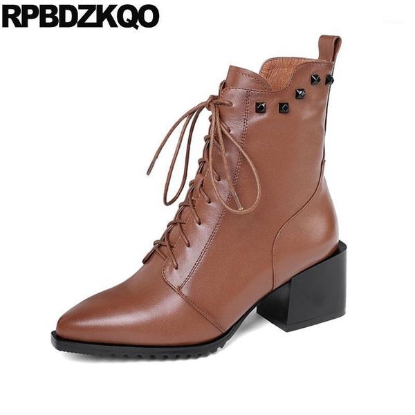 boots high heel metal plus size stud brown shoes front lace up casual ankle autumn chunky pointed toe women 10 studded big rivet1, Black
boots high heel metal plus size stud brown shoes front lace up casual ankle autumn chunky pointed toe women 10 studded big rivet1, Black