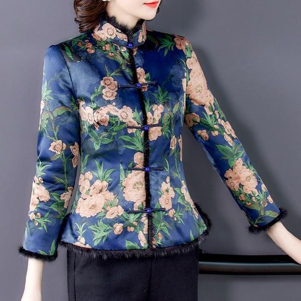 ethnic clothing chinese style women winter tang suit elegant loose lady warm jacket coat female year cheongsam 11904, Red
ethnic clothing chinese style women winter tang suit elegant loose lady warm jacket coat female year cheongsam 11904, Red