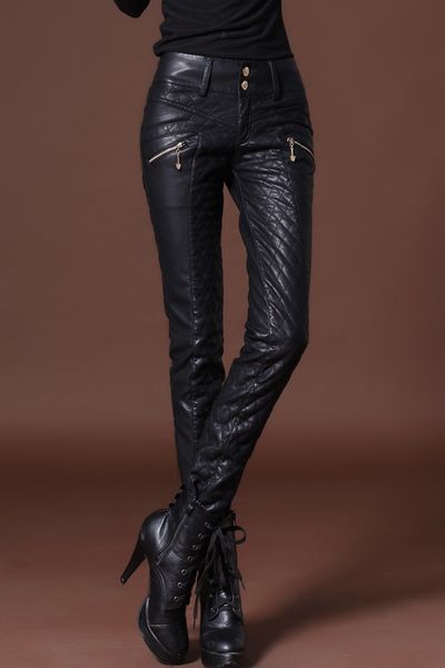 2021 winter womens faux leather slim fit pants warm trousers motorcycle skinny high waist pencil pants, Black;white
2021 winter womens faux leather slim fit pants warm trousers motorcycle skinny high waist pencil pants, Black;white