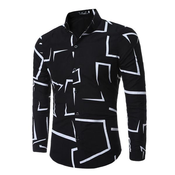 men's casual shirts 2021 autumn winter european american long-sleeved floral shirt mens clothing, White;black
men's casual shirts 2021 autumn winter european american long-sleeved floral shirt mens clothing, White;black