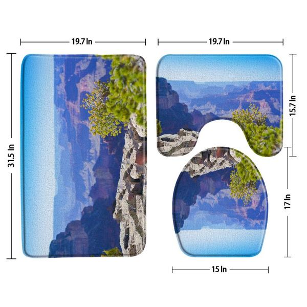 bath mats mountain natural scenery bathroom rug 3-piece sets flannel fabric non-slip u-shaped pad toilet cover decor set
bath mats mountain natural scenery bathroom rug 3-piece sets flannel fabric non-slip u-shaped pad toilet cover decor set