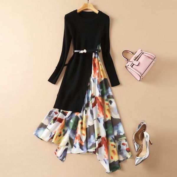 casual dresses sa09599 fashion women 2021 autumn dress luxury european design party style, Black;gray
casual dresses sa09599 fashion women 2021 autumn dress luxury european design party style, Black;gray