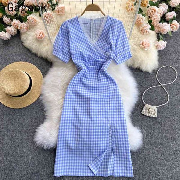 woman dress summer v-neck puff sleeve office lady plaid empire midi dresses simple korean chic wild vestidos 210531, Black;gray
woman dress summer v-neck puff sleeve office lady plaid empire midi dresses simple korean chic wild vestidos 210531, Black;gray