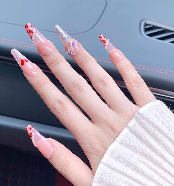 false nails 24pcs red leopard nail patch glue type removable long paragraph fashion manicure save time soyw889, Red;gold
false nails 24pcs red leopard nail patch glue type removable long paragraph fashion manicure save time soyw889, Red;gold