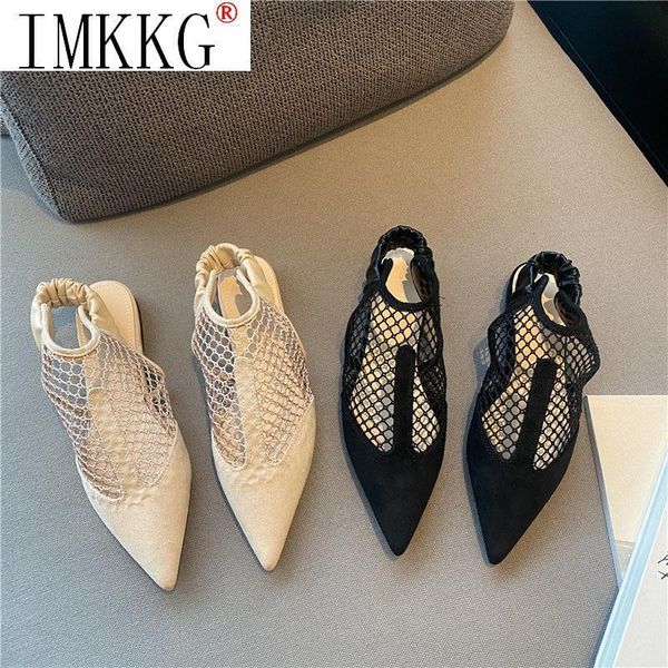 2021 women sandals new spring flat heel slingback sandals slippers mules shoes woman mesh pointed toe flats female slip on shoes, Black
2021 women sandals new spring flat heel slingback sandals slippers mules shoes woman mesh pointed toe flats female slip on shoes, Black