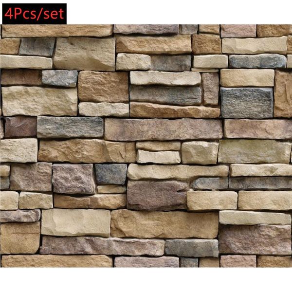 4pcs/set 3d pvc wood grain wall stickers paper brick stone wallpaper rustic effect self-adhesive home decor sticker room
4pcs/set 3d pvc wood grain wall stickers paper brick stone wallpaper rustic effect self-adhesive home decor sticker room
