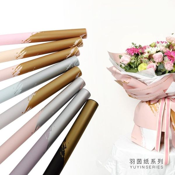 new korean waterproof bicolor gold ouya paper floral wrapping paper flower shop bouquet wrapping 20 sheets
new korean waterproof bicolor gold ouya paper floral wrapping paper flower shop bouquet wrapping 20 sheets