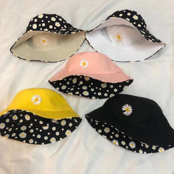 wide brim hats 2021 summer daisies bucket hat women fashion cotton beach sun reversible bob chapeau femme floral panama fisherman, Blue;gray
wide brim hats 2021 summer daisies bucket hat women fashion cotton beach sun reversible bob chapeau femme floral panama fisherman, Blue;gray