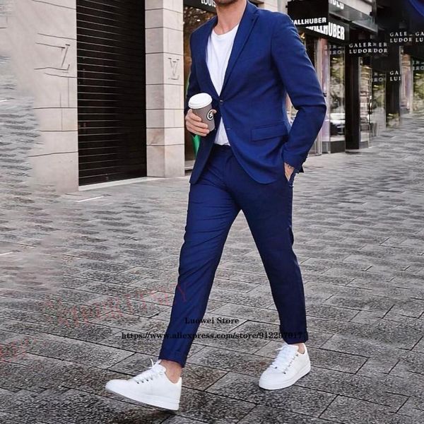 men's suits & blazers fashion casual mens slim fit 2 piece jacket pants set for groom wedding party tuxedo formal blazer masculino cost, White;black
men's suits & blazers fashion casual mens slim fit 2 piece jacket pants set for groom wedding party tuxedo formal blazer masculino cost, White;black