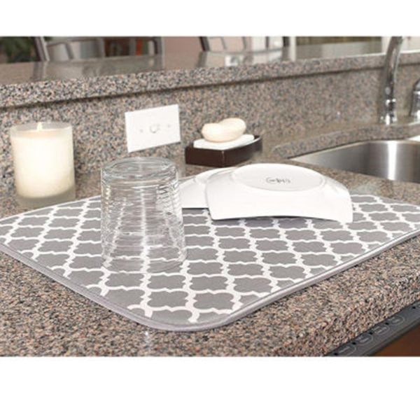 dish drying mat towel cushion pad tableware bar microfiber absorbent placemat for kitchen l sink drainer 30*40cm
dish drying mat towel cushion pad tableware bar microfiber absorbent placemat for kitchen l sink drainer 30*40cm