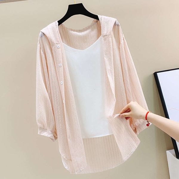 mid long hooded sunscreen clothes women's summer korean loose chiffon cardigan net red thin coat, White
mid long hooded sunscreen clothes women's summer korean loose chiffon cardigan net red thin coat, White
