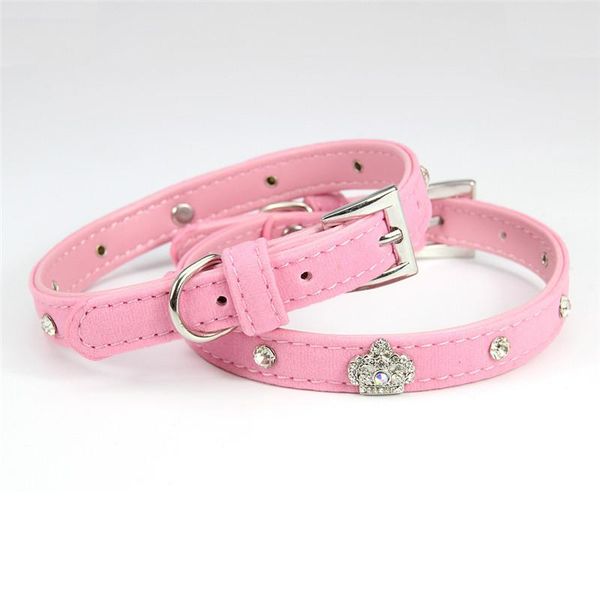 dog collars & leashes rhinestones crown collar genuine leather material adjustable necklace pet cat supplies
dog collars & leashes rhinestones crown collar genuine leather material adjustable necklace pet cat supplies