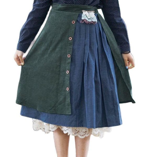 skirts mori girl sweet lolita harajuku kawaii hippie boho double layer lace crochet embroidery patchwork cotton linen women fall skirt, Black
skirts mori girl sweet lolita harajuku kawaii hippie boho double layer lace crochet embroidery patchwork cotton linen women fall skirt, Black