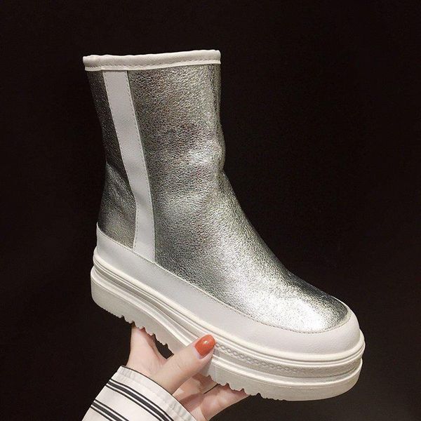 boots 2021 slip on winter warm women snow round toe pu ankle for botas rubber platform, Black
boots 2021 slip on winter warm women snow round toe pu ankle for botas rubber platform, Black