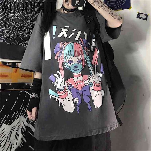 summer goth female tee aesthetic loose women t-shirt punk dark grunge streetwear ladies gothic tshirts harajuku clothes, White
summer goth female tee aesthetic loose women t-shirt punk dark grunge streetwear ladies gothic tshirts harajuku clothes, White