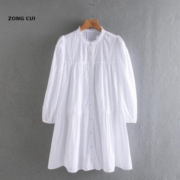 casual dresses xs women's cotton white hollow embroidery long sleeve dress korean loose mini midi summer clothes for women, Black;gray
casual dresses xs women's cotton white hollow embroidery long sleeve dress korean loose mini midi summer clothes for women, Black;gray