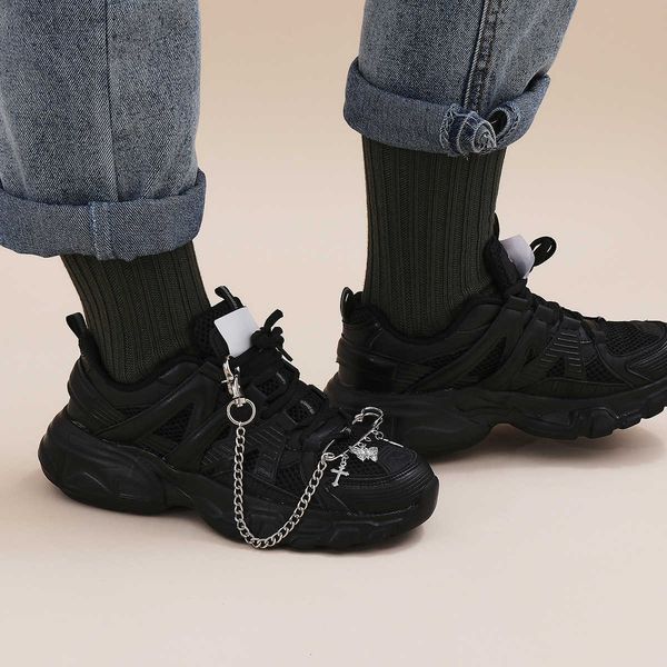 cool hip hop butterfly chain foot temperament versatile cross paper clip shoes accessories, Silver
cool hip hop butterfly chain foot temperament versatile cross paper clip shoes accessories, Silver