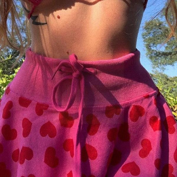 skirts 2021 pink heart printed high waist a line skirt cute korean mini velvet small slim womens girl fishtail drawst k6c6, Black
skirts 2021 pink heart printed high waist a line skirt cute korean mini velvet small slim womens girl fishtail drawst k6c6, Black