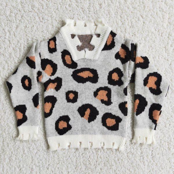 pullover style design girl fashion boutique sweater tassel solid color leopard print red plaid, Blue
pullover style design girl fashion boutique sweater tassel solid color leopard print red plaid, Blue