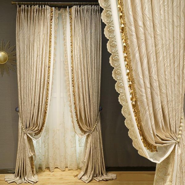 curtain & drapes european high grade luxury precision jacquard geometric simplicity beige modern cloth french living room bedroom
curtain & drapes european high grade luxury precision jacquard geometric simplicity beige modern cloth french living room bedroom