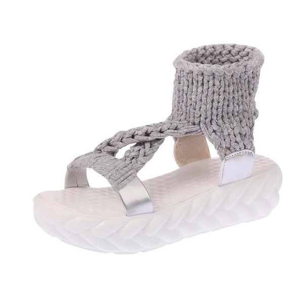 platform women's sandals knitted wool ladies sandals wild student casual large size women's shoes zapatos de mujer, Black
platform women's sandals knitted wool ladies sandals wild student casual large size women's shoes zapatos de mujer, Black