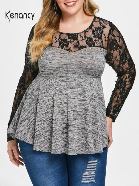 kenancy women lace panel blouse plus size space dye full sleeve round neck patchwork shirts casual 2021 spring blusa, White
kenancy women lace panel blouse plus size space dye full sleeve round neck patchwork shirts casual 2021 spring blusa, White