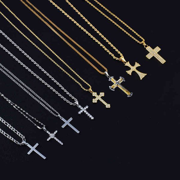 fashion stainless steel cross pendants necklace jewelry for men and women various styles of crystal pendant, Silver
fashion stainless steel cross pendants necklace jewelry for men and women various styles of crystal pendant, Silver