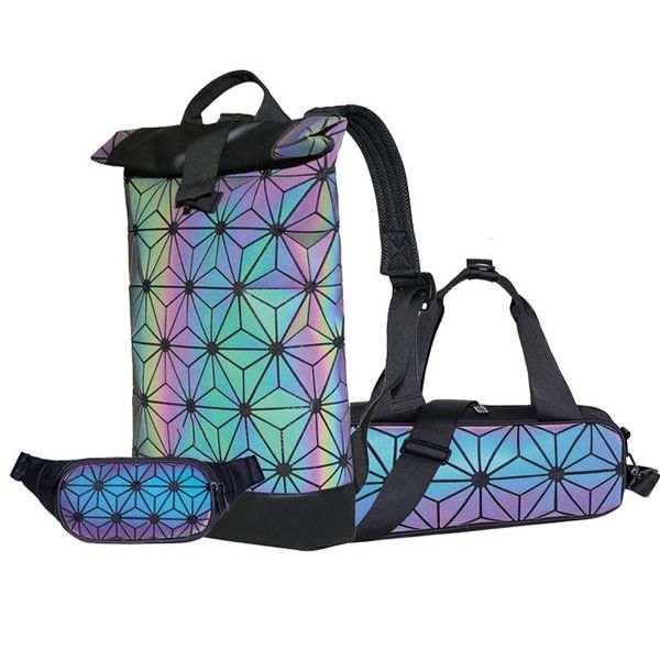 backpack luminous roll set fashion night vision geometric holograpic bundle bosla mochila
backpack luminous roll set fashion night vision geometric holograpic bundle bosla mochila