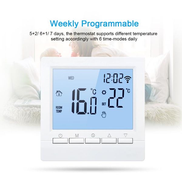smart home control wi-fi thermostat digital temperature controller app electric floor heating for school office el
smart home control wi-fi thermostat digital temperature controller app electric floor heating for school office el