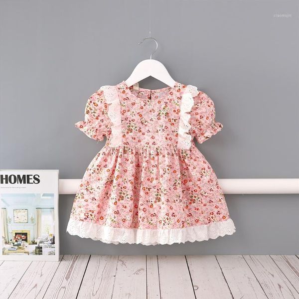 girl's dresses midoo fairy 2021 summer girls kids children's cotton dress floral print lace a-line cute short puff sleeve casual c, Red;yellow
girl's dresses midoo fairy 2021 summer girls kids children's cotton dress floral print lace a-line cute short puff sleeve casual c, Red;yellow
