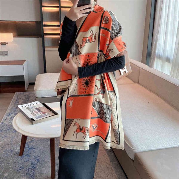 Shawl Scarf Autumn and Winter Horse Imitation Cashmere Warm Large Long Net Red Live Wave, Blue;gray
Shawl Scarf Autumn and Winter Horse Imitation Cashmere Warm Large Long Net Red Live Wave, Blue;gray