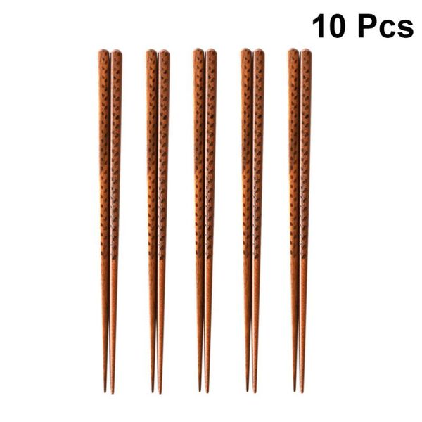 chopsticks 10pcs creative grain pattern wooden chopstics rice tableware kitchen dining dinnerware sushi chop sticks set
chopsticks 10pcs creative grain pattern wooden chopstics rice tableware kitchen dining dinnerware sushi chop sticks set