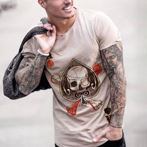 spades original 3d printed t shirt unique fashion breathable and comfortable daily party travel workoutvisual impact gothic style men's, White;black
spades original 3d printed t shirt unique fashion breathable and comfortable daily party travel workoutvisual impact gothic style men's, White;black